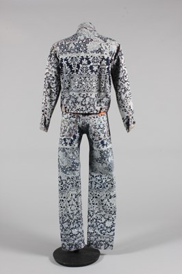 Lot 109 - A Vivienne Westwood Venetian lace print denim...