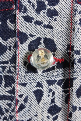 Lot 109 - A Vivienne Westwood Venetian lace print denim...