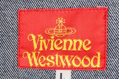Lot 109 - A Vivienne Westwood Venetian lace print denim...