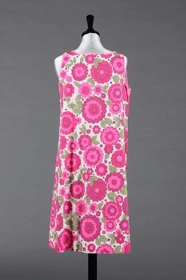 Lot 395 - A pair of Lord Anthony red denim 'flower power'...