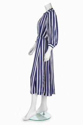 Lot 21 - Princess Diana's Elizabeth Emanuel navy and...