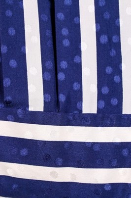 Lot 21 - Princess Diana's Elizabeth Emanuel navy and...
