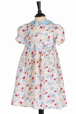 Lot 15 - A balloon printed cotton dress, worn by...