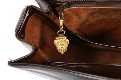 Lot 8 - A Gucci handbag with bamboo handle, 1960s,...
