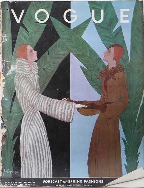 Lot 52 - British Vogue, 1932, comprising: January 3, 20;...