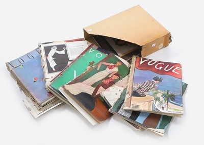 Lot 52 - British Vogue, 1932, comprising: January 3, 20;...