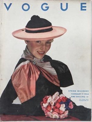 Lot 54 - British Vogue, 1934, a near complete run,...