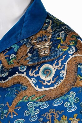 Lot 61 - A lavishly embroidered cape, altered from a...