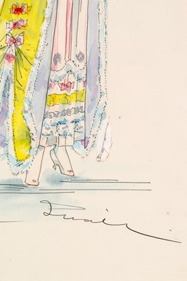Lot 40 - Four Lucile studio fashion sketches, 1915-17,...