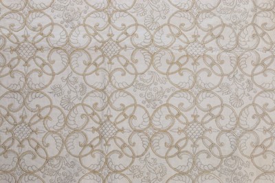 Lot 26 - An embroidered cradle cover, English, circa...