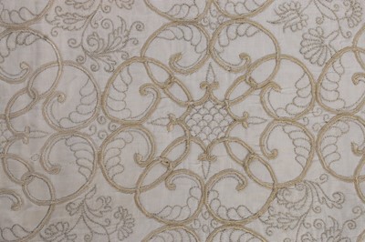Lot 26 - An embroidered cradle cover, English, circa...