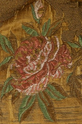 Lot 33 - A woman's gold brocade hunt waistcoat,...
