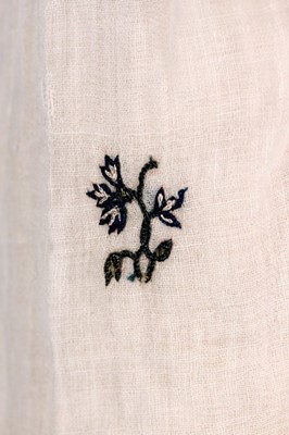 Lot 35 - A sprigged muslin dress, circa 1815,...