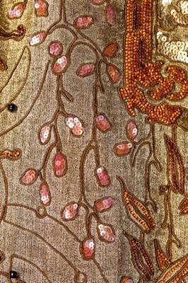 Lot 65 - A gold lamé orientalist jacket, late 1920s,...