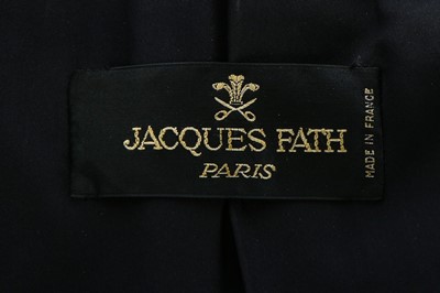 Lot 80 - A Jacques Fath couture grey wool suit, early...