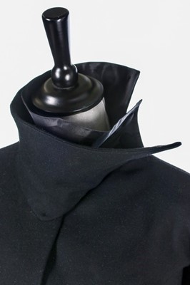 Lot 83 - A rare Christian Dior couture black cashmere...