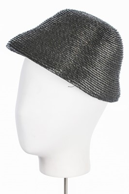 Lot 88 - Two Christian Dior hats, mid 1950s, both...