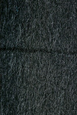 Lot 94 - A good Balenciaga couture black mohair coat,...