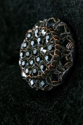 Lot 94 - A good Balenciaga couture black mohair coat,...