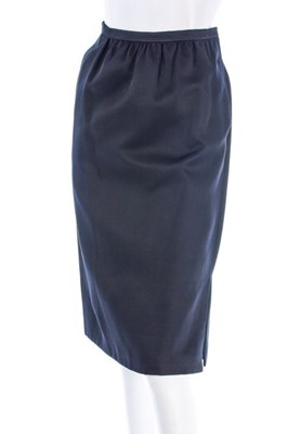 Lot 96 - A Balenciaga couture black gros de Naples silk...