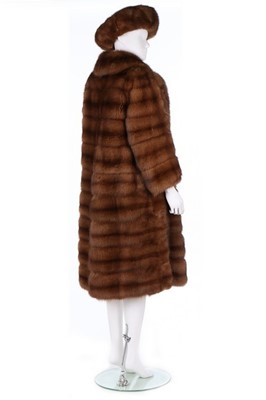 Lot 14 - A fine Royal Crown light brown sable coat with...