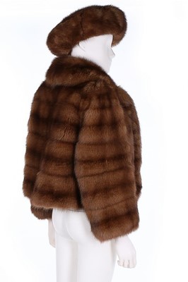 Lot 14 - A fine Royal Crown light brown sable coat with...