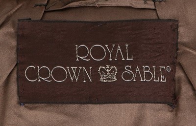 Lot 14 - A fine Royal Crown light brown sable coat with...