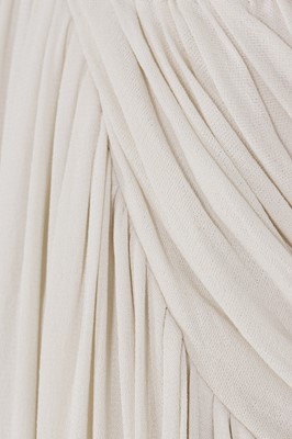 Lot 40 - Alexander McQueen ivory jersey evening gown, 'Neptune', Spring-Summer 2006