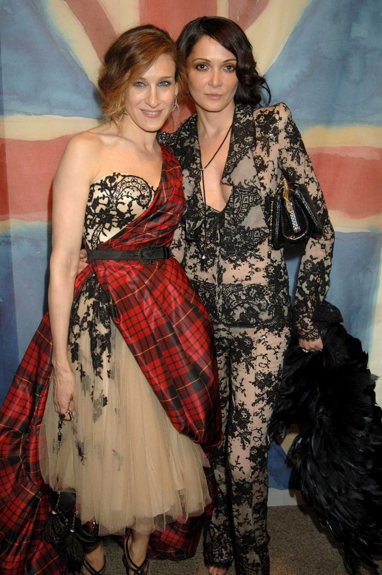 Lot 43 - Alexander McQueen black lace jumpsuit, 'Widows of Culloden', Autumn-Winter 2006-07