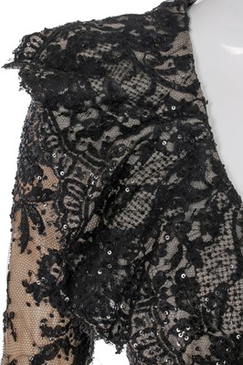 Lot 43 - Alexander McQueen black lace jumpsuit, 'Widows of Culloden', Autumn-Winter 2006-07