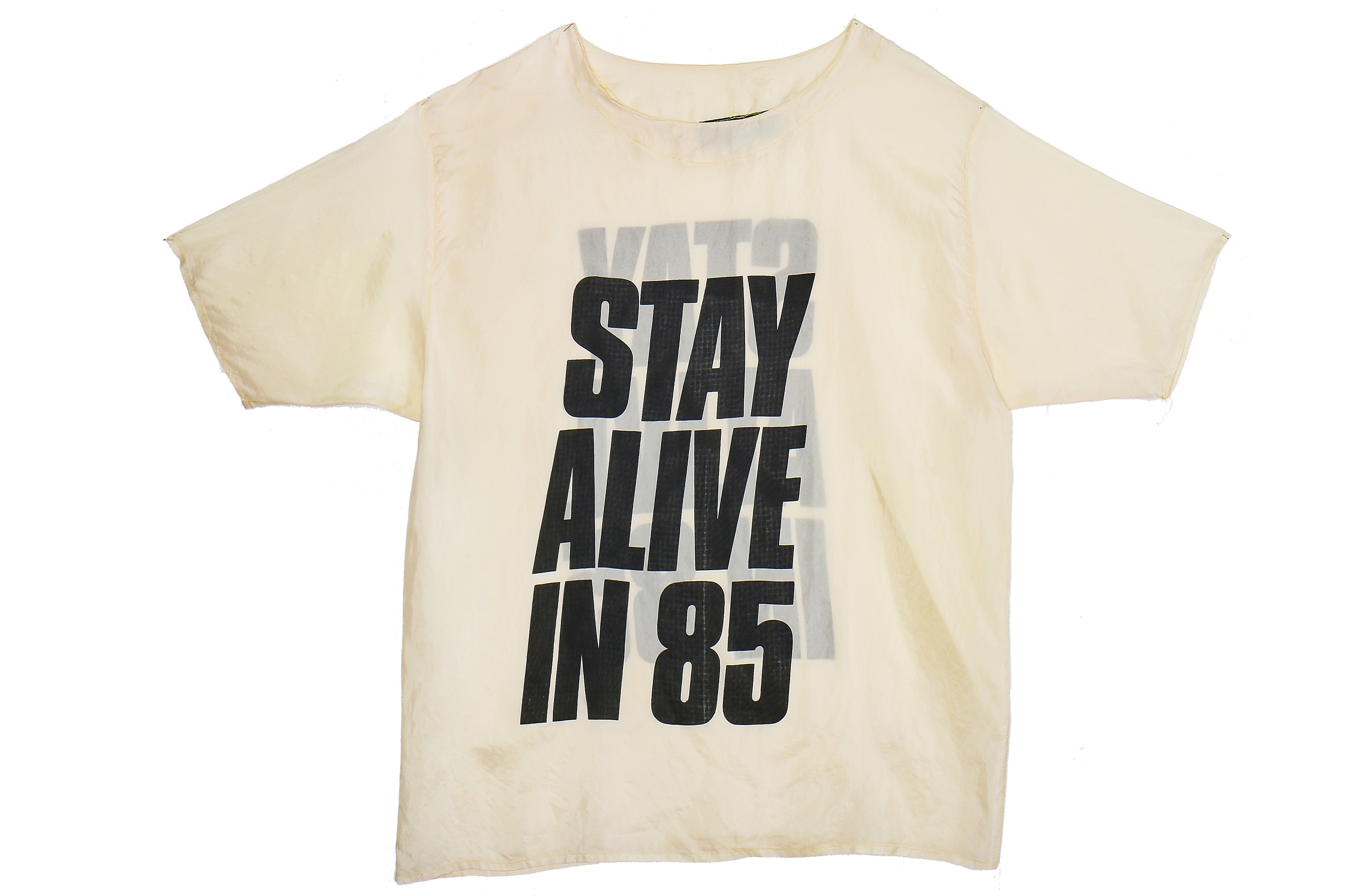 Lot 200 - A rare Katharine Hamnett 'Stay Alive in '85'