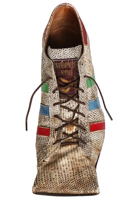 Lot 201 - A pair of Vivienne Westwood 'Hammerhead' trainers, 'Savage' collection, Spring-Summer 1982