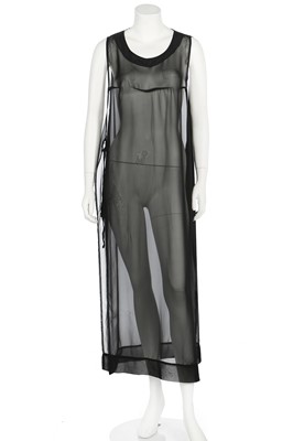 Lot 191 - A rare and early Martin Margiela chiffon tabard dress, Autumn-Winter 1991-92