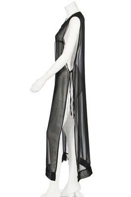 Lot 191 - A rare and early Martin Margiela chiffon tabard dress, Autumn-Winter 1991-92