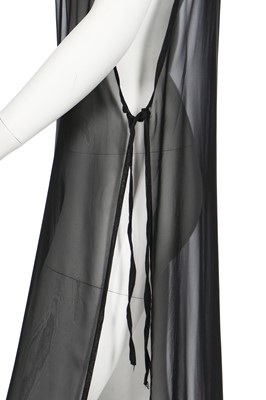 Lot 191 - A rare and early Martin Margiela chiffon tabard dress, Autumn-Winter 1991-92