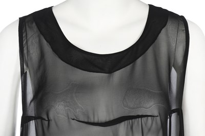 Lot 191 - A rare and early Martin Margiela chiffon tabard dress, Autumn-Winter 1991-92