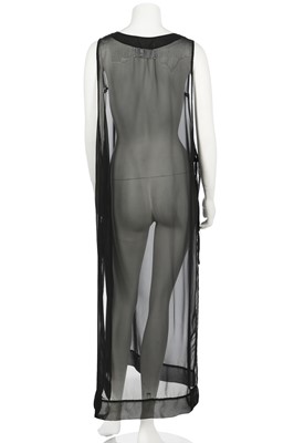 Lot 191 - A rare and early Martin Margiela chiffon tabard dress, Autumn-Winter 1991-92