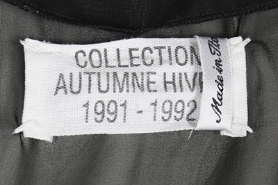 Lot 191 - A rare and early Martin Margiela chiffon tabard dress, Autumn-Winter 1991-92