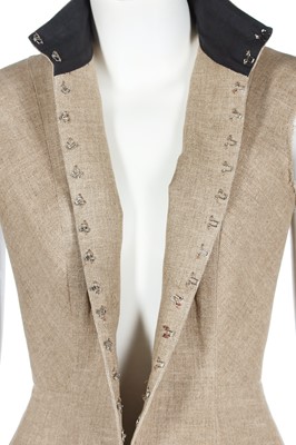 Lot 190 - A Martin Margiela 'Semi Couture' linen bodice, Autumn-Winter 1997-98