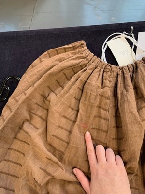 Lot 160 - Two Westwood/McLaren cotton skirts, 'Savage' collection, Spring-Summer 1982