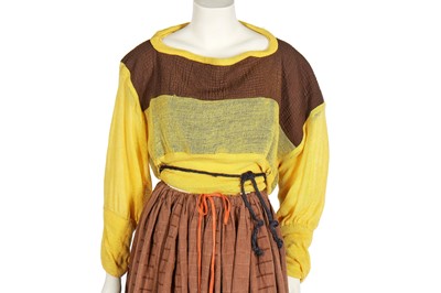 Lot 160 - Two Westwood/McLaren cotton skirts, 'Savage' collection, Spring-Summer 1982