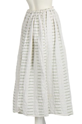 Lot 160 - Two Westwood/McLaren cotton skirts, 'Savage' collection, Spring-Summer 1982