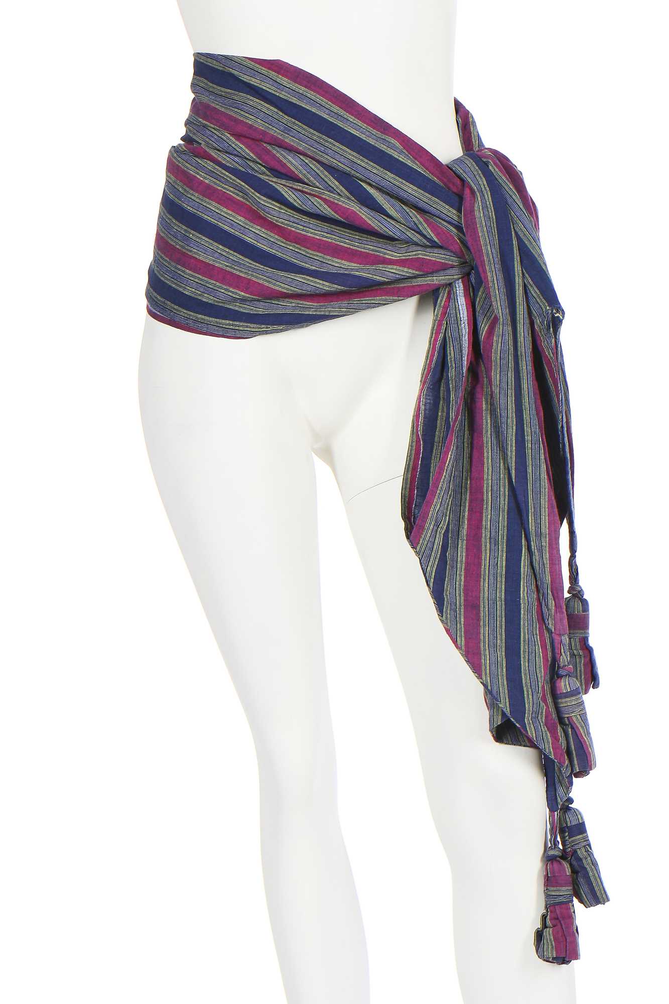 Lot 159 - Two Westwood/McLaren cotton sashes, 'Pirate' collection, Autumn-Winter 1981-82