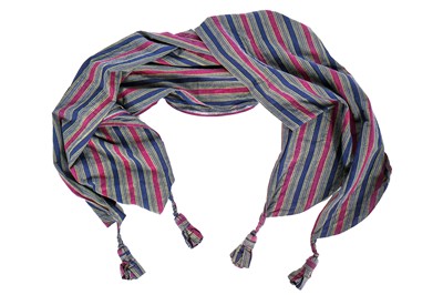 Lot 159 - Two Westwood/McLaren cotton sashes, 'Pirate' collection, Autumn-Winter 1981-82