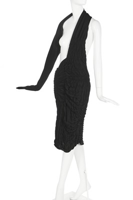 Lot 186 - A Comme des Garçons/ Rei Kawakubo shirred jersey 'glove' dress, Spring-Summer 1990