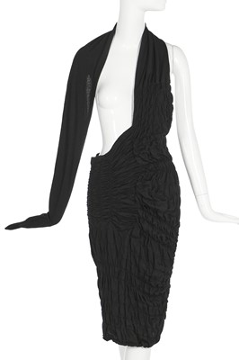 Lot 186 - A Comme des Garçons/ Rei Kawakubo shirred jersey 'glove' dress, Spring-Summer 1990