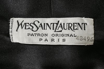 Lot 145 - An Yves Saint Laurent couture lace-backed evening gown, Autumn-Winter 1979-80
