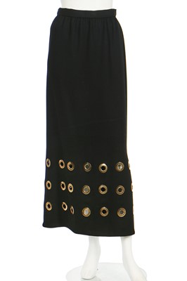 Lot 142 - A Pierre Cardin cutwork maxi skirt, circa 1970