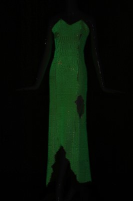 Lot 175 - A Franck Joseph Bastille 'Ghost of the Titanic' evening dress and stole, circa 1991