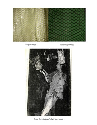 Lot 175 - A Franck Joseph Bastille 'Ghost of the Titanic' evening dress and stole, circa 1991